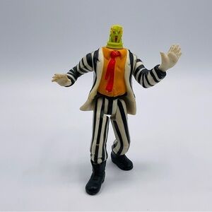 Vtg Beetlejuice Showtime Action Figure 4.5" Kenner 1989 Movie Joint Head Move Up